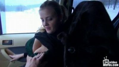 Жаркая Русская Alexa на Огромном Члене Таксиста