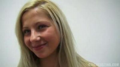 Жирная блондинка оттрахала чеха на кастинге